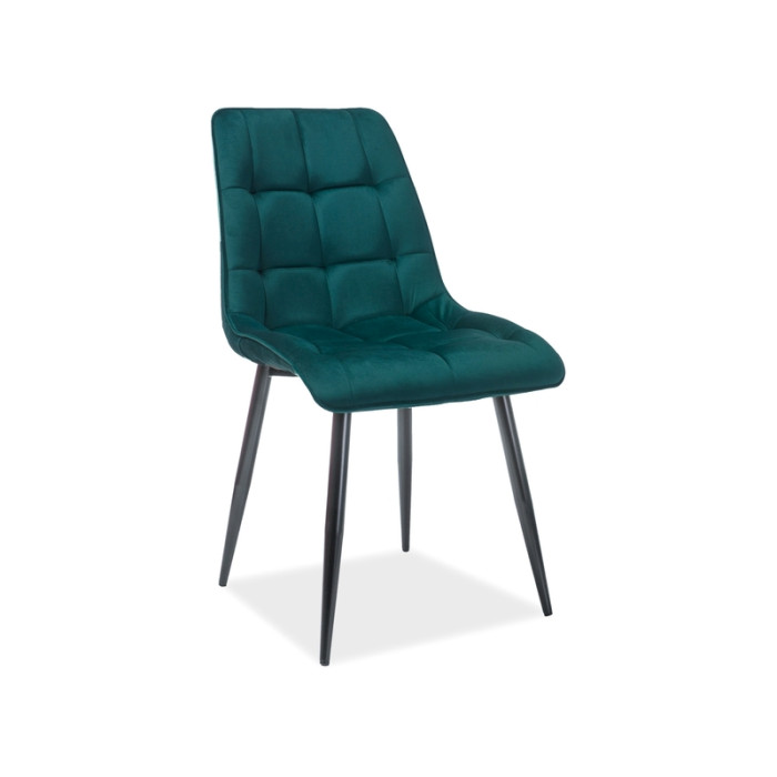 Virtuvės kėdė Pearl (Velvetas/Juodos kojytės)